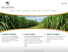 Tablet Screenshot of durrahsugar.com